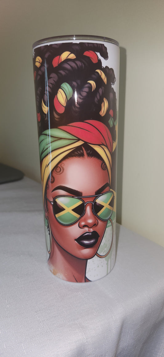20oz Tumbler for Her - Jamaican