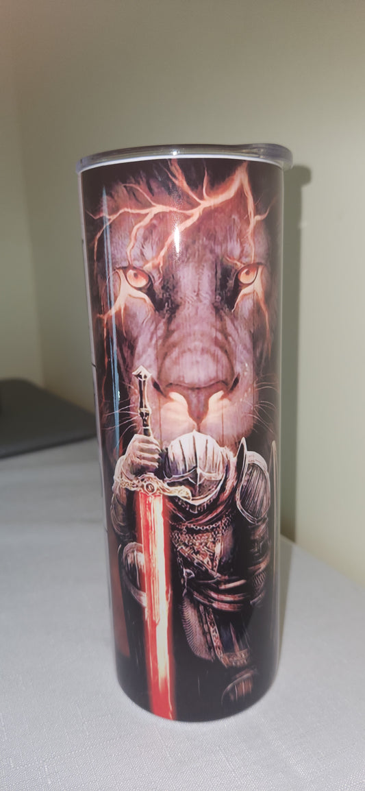 20oz Tumbler Warrior- Son of God